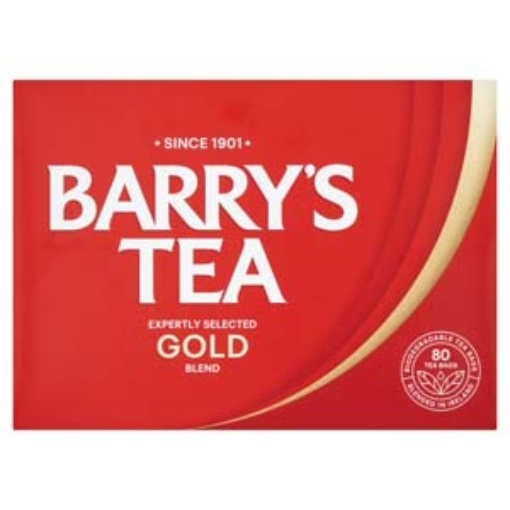 Picture of Barrys Gold Blend Tea 80s 250g x6
