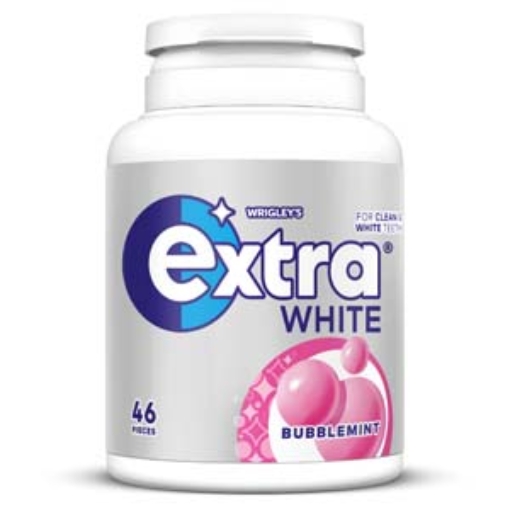 Picture of Extra Bottle White Bubblemint Wrigleys 46pc x6