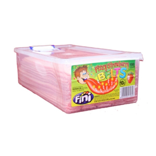 Picture of Fini Fizzy Strawberry Belts *10c* x150