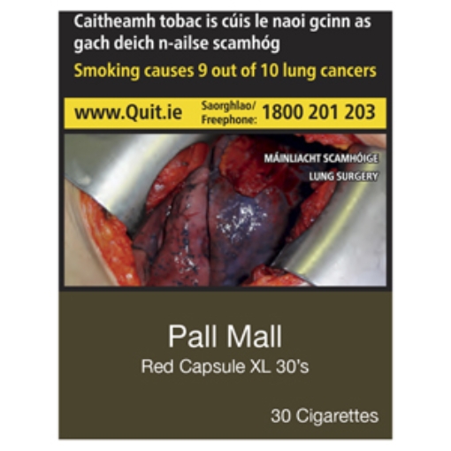 Picture of Pall Mall KS Red  XL 30S  X8