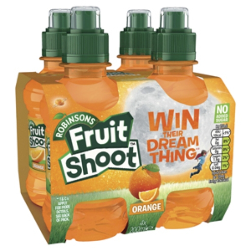 Picture of 200 FruitShoot Orange NAS 4pk x6