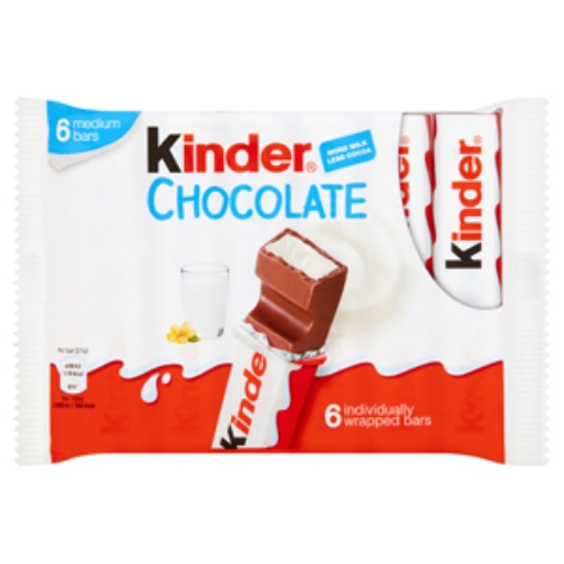 Picture of Kinder Choc Bar MULTIPACK T6 (16gx6) 126g x20