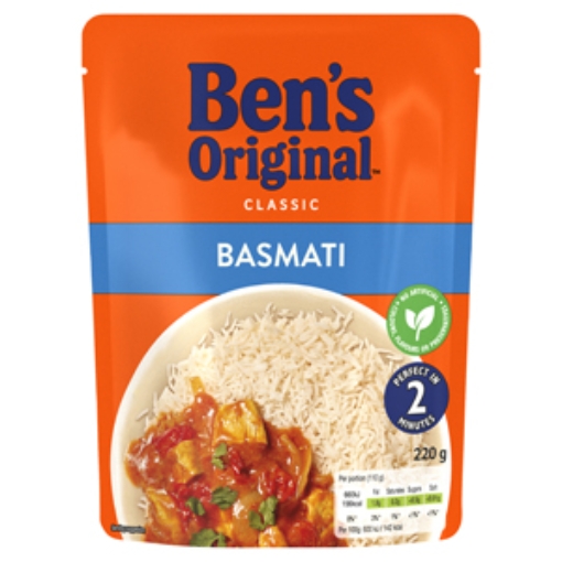 Picture of Bens Exp RTH Basmati Rice 220g x6
