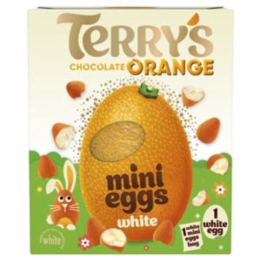 Picture of Easter Terrys White Orange Mini Eggs Egg 200g x6