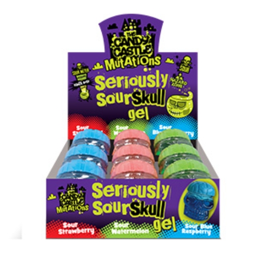 Picture of Candy Castle Mutations Sour Skull Gel 100g x9