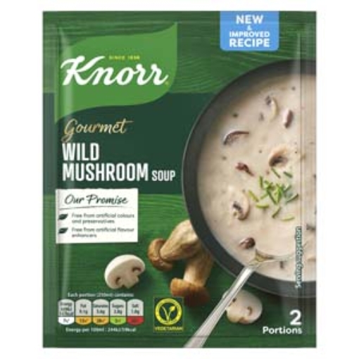 Picture of Knorr Soup Gourmet Wild Mushroom 3Port 61g x9