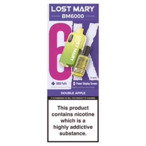 Picture of Lost Mary BM6000 Double Apple 20mg x5