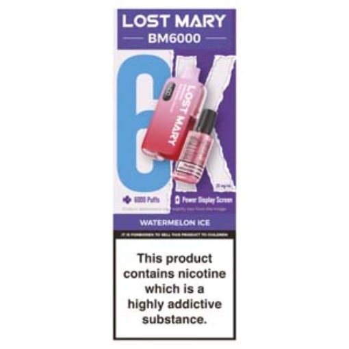 Picture of Lost Mary BM6000 Watermelon Ice 20mg x5