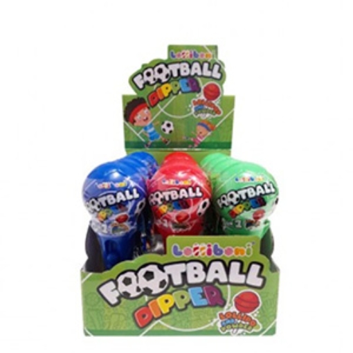 Picture of Football Dipper Lolly & Dip  Lolliboni  x12