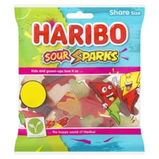 Picture of Bags Haribo Sour Sparks 140g PM€1.25 x12