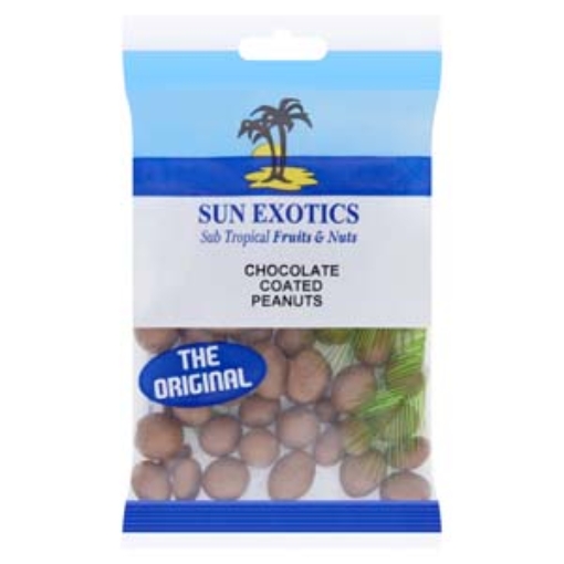 Picture of Bags Choc Peanuts  Sun Exotics 100g x12