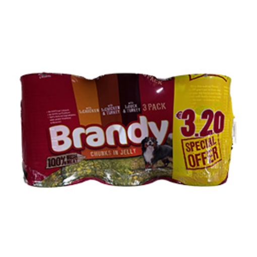 Picture of Brandy Variety in Jelly 3pk 395g PM€3.20 x8