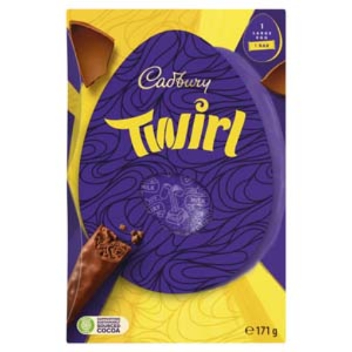 Picture of EASTER Cadbury Lge Twirl Egg 171g x6