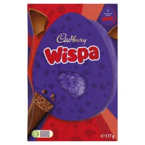 Picture of EASTER Cadbury Lge Wispa Egg 177g x6