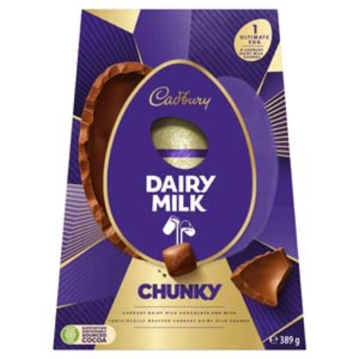 Picture of Easter Cad Ultimate Chunky DMilk Egg 389g x4