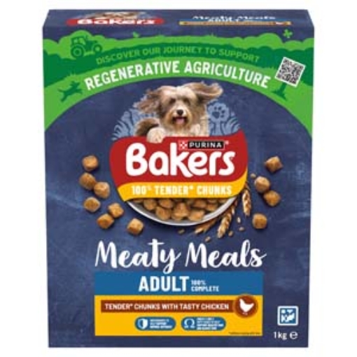 Picture of Bakers MEATY MEALS Chicken 1kg x5